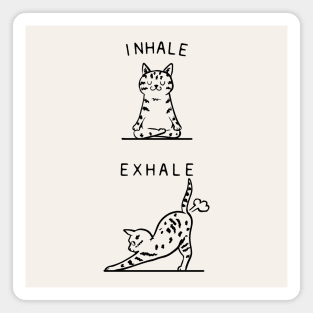 Inhale Exhale American Shorthair Magnet